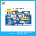 1:87 Metal model airplane and trailer play set series for children YX001170